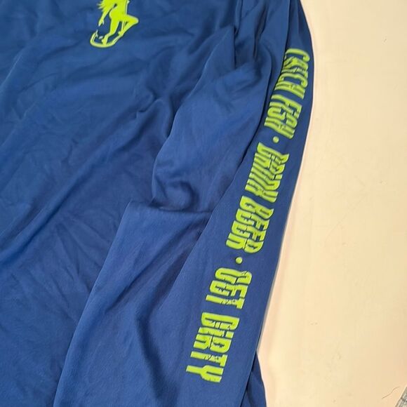 Nautical Graphic Men's Shirt - Blue - Picture 3 of 4